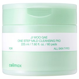 Celimax Eraser One-Step Mild Cleansing Pad, 60 sheets, 1 piece / 셀리맥스 지우개 원스텝 마일드 클렌징 패드, 60매입, 1개