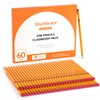 Shuttle Art 60 Pack Pencils, #2 HB, Pre-sharpened Pencils with