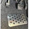 Universal Aluminum Heel Pad Plate Floor Mat Non-Slip Rubber