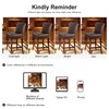 PiccoCasa Pack of 2 Bar Stool Covers, Waterproof Dining Chair