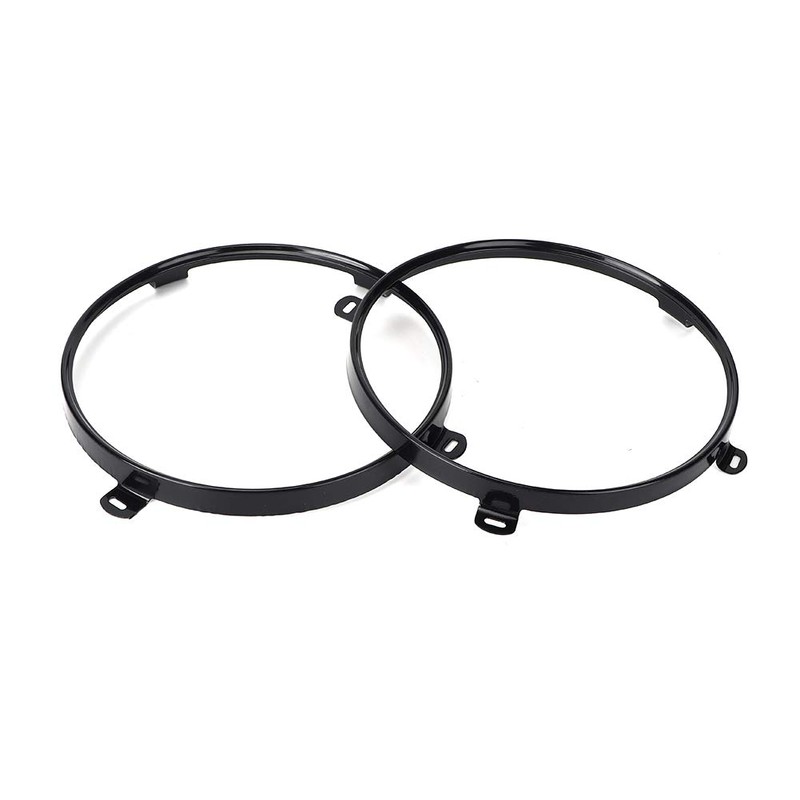 2Pcs 7inch Headlight Retaining Rings, Headlight Mounting Bracket Ring for