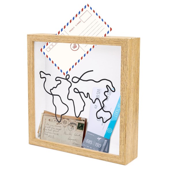 ASTIMESA 7.8" x 7.8" Adventure Archive Box Display Case, Transparent