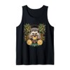 Pineapple Hedgehog Drawing Pineapple Lover Wildlife Nature Tank Top