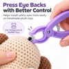 Safety Eye Installation Tool for Amigurumi – Fits 5–30mm Eyes