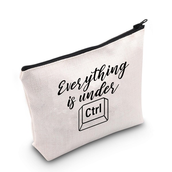 MNIGIU Everything is under CTRL Makeup Bag Coders Gift Computer