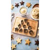 Honwor 30-Piece Mini Cookie Cutter Set - Stainless Steel Shapes