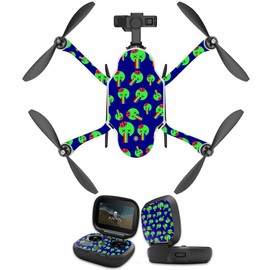 MightySkins Skin Compatible with GoPro Karma Drone Headphones wrap Cover Sticker Skins Rainbow Brains Out