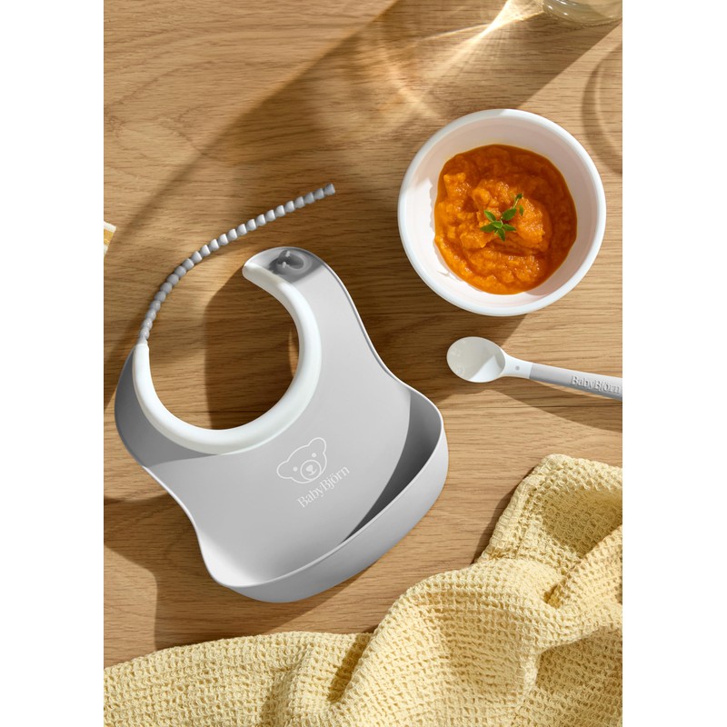 BabyBjörn Baby Feeding Set, 3 pcs, Grey