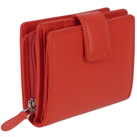 Golunski Leathergoods Ladies Compact Purse Graffiti Collection - Orange