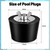 BESARME 1.5" to 2" Pool Return Plugs Pool Skimmer Plug,