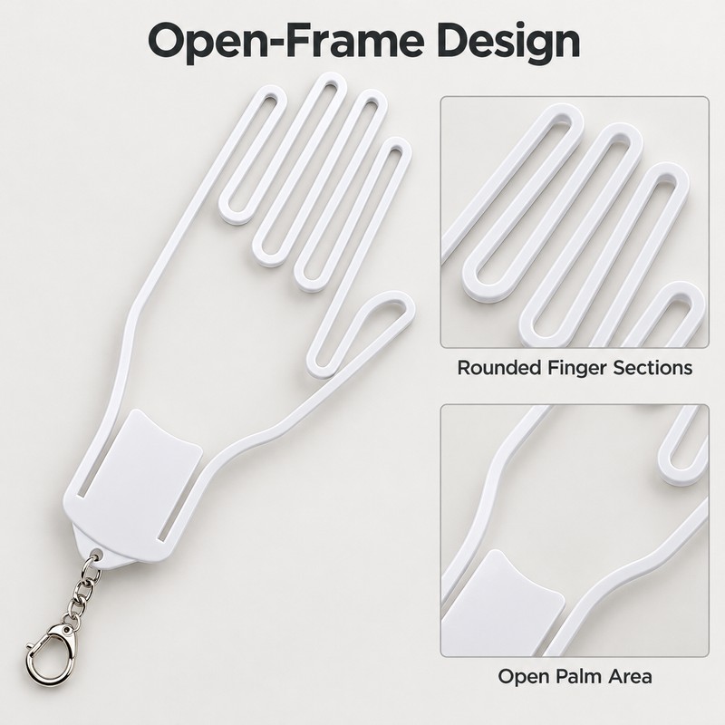 Golf Glove Holder and Stretcher for Post-Round Care – Compact