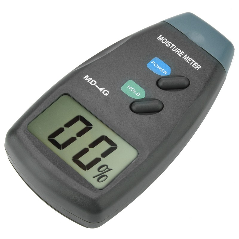 MD-4G LCD Digital 4 Pin Wood Moisture Meter Timber Hygrometer