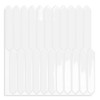 White Long Hexagon Tile Peel and Stick Backsplash, 10 Sheets