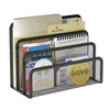 Desk File Holder, 3 Tier Metal Mesh Mail Sorter Magazine