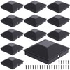 Goovilla 4x4 Post Caps Black(Actual 3.5" x 3.5"), 12 Pack