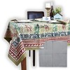 Sweet Us Trellis Whisper Cotton Tablecloth and One Plain Napkin,