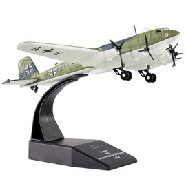 HANGHANG 1/144 FW-200 Condor Fighter Plane Metal Fighter Military Model Diecast Plane Model for Collection or Gift
