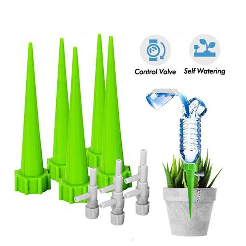 5pcs Watering Spike Plant Water Bottle Self Automatic Drip Irrigation