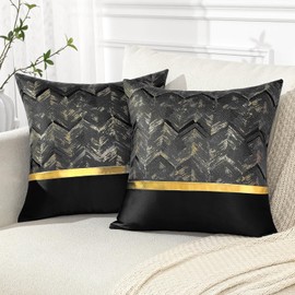 OTOSTAR Cushion Cover 45 45 Scandinavian Set of 2 Stylish Cute Luxury Pattern Simple Home Decor Cushion Cover for Sofa Back Decorative Pillow Cover Dakimakura Cover Cushion Cover