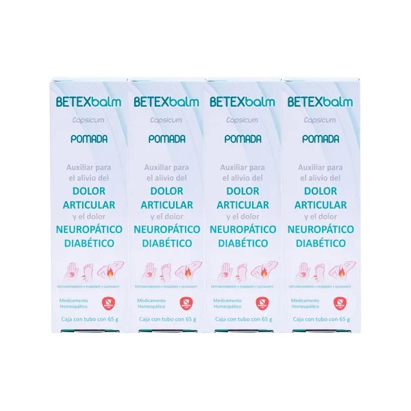 Betexbalm 4pack Auxiliar Para El Dolor Neuropático Diabético