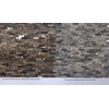 Emperador Splitface Mounted Marble Mesh Glazed and Textured Mosaic in