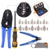 Swpeet 14 Pcs Professional Coaxial Cable Tool Kit with Ratcheting