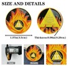 20 Year Sobriety Coin - Alcoholics Anonymous Flame Triangle AA