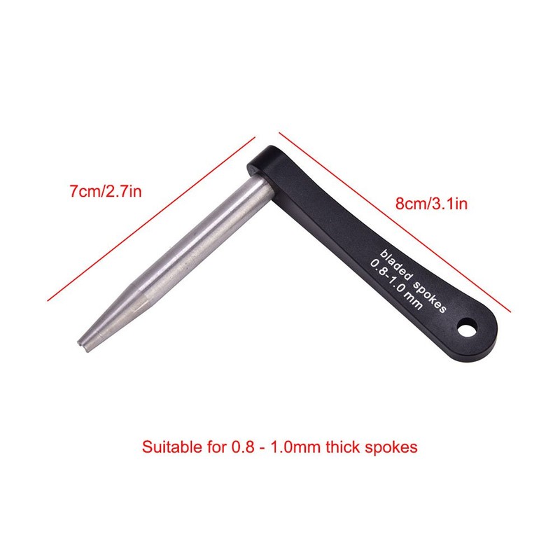 Bladed Spoke Holder,Spoke Holder Wrench Tool,Durable Wheel Spokes Repairing Tool