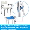 Aliseniors Shower Head Holder Attachment for Shower Chair, Hand Shower