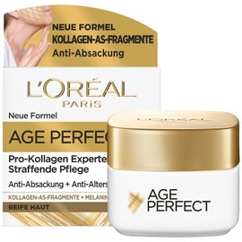 L'Oréal Paris Firming Day Cream for Mature Skin, Anti-Ageing Moisturiser Against Age Spots, for Mature Skin, with Collagen AS Fragments, Age Perfect Pro-Collagen Expert, 50 ml