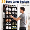 30 Pairs Over the Door Shoe Storage with 20 Wide