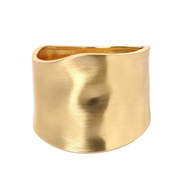 18K Gold Cuff Bracelets for Women Fashion Chunky Gold Bracelets Hinge Gold Bangle Bracelets for Women Gold Wrist Cuffs for Christmas Gift for Women