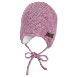 Sterntaler Baby Girls' Knitted Soft Hat, Rose coloured