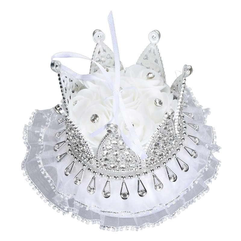Crown Ring Box Luxurious Romantic Engagement Ring Box Portable Compact