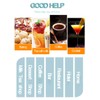 Happyupcity Plastic Cocktail Shaker 700cc/680ml Empty Professional Transparent with Scale