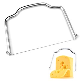 Liroyal Cheese Cutter Cheese Slicer Stainless Steel Multipurpose Home Ham Cheese Slicer Kitchen Tools Wire Cheese Slicer