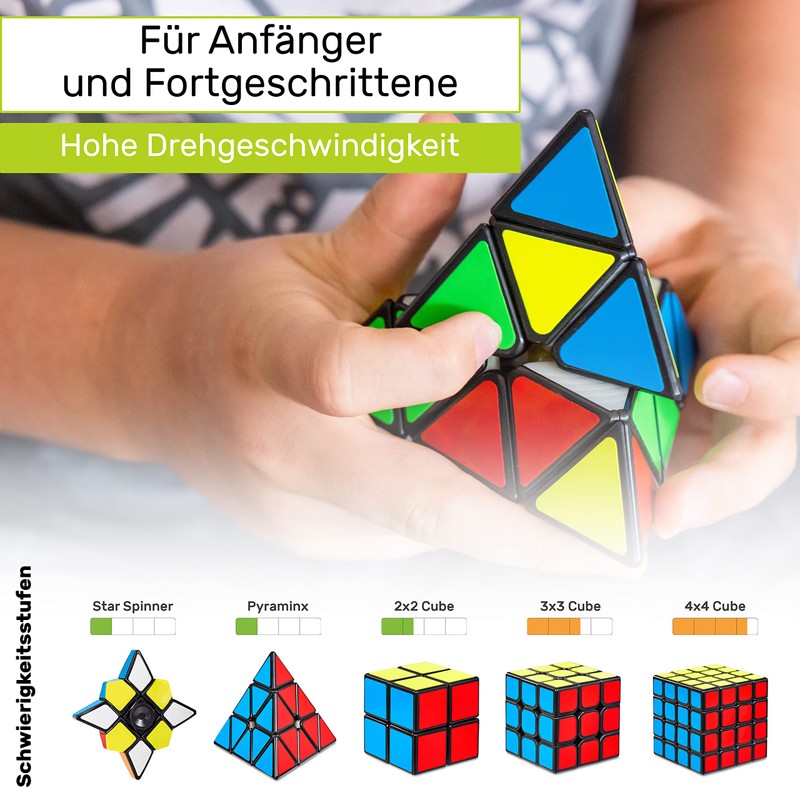 CUBIDI® - Magic Cube Pyramid - Exciting Brainteaser for Children