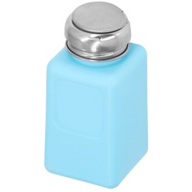 Solvent Dispenser with Stainless Steel Lid ESD Safe Dispenser Bottle 200 ml Liquid Dispenser (Blue)