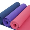 6mm Thick Non-slip Yoga Mat for Pilates and Home Workouts Mat Violet 2ea