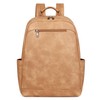 MASINTOR 15.6 inch Leather Laptop Backpack Purse for Women, Designer