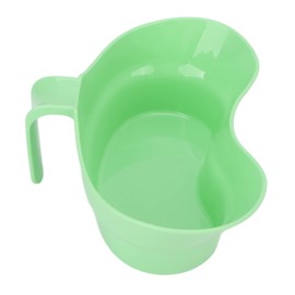 Emesis Basin, Graduated Kidney Shaped Bowl, Sturdy Plastic Irrigation Basin Tray with Hanging Handle, Wash Basin for The Sick Elderly