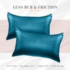 Elegant Comfort Silky and Luxurious 2-Piece Satin Pillowcase Set for