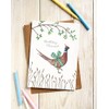 Lottie Murphy Pheasant Birthday Card - 'Birthday Pheasant' - Card