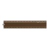 Midori 42287006 Aluminum Multi Ruler, 11.8 inches (30 cm), Brown