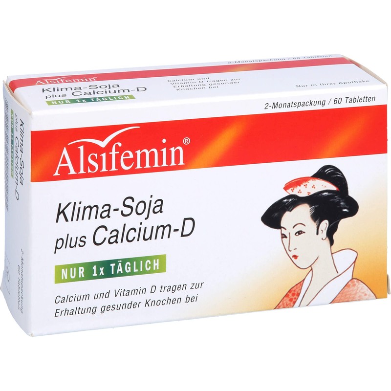 ALSIFEMIN Klima-Soja plus Calcium D3 Tabletten 60 St