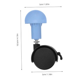 WOONEKY 4 Pcs Pet Enclosure Casters Dog Cage Castor Accessories Swivel Wheel Easy Assembly for Dog Kennels Cat Cages