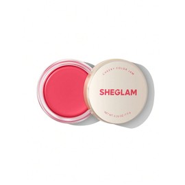 SHEGLAM Cheeky Color Jam-Carnation Dreams 6 Shades Multi-Use Cream Blush Lip Cream Matte Highly Pigmented Natural Blush Powder Face Makeup-Watermelon Candy