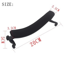 Adjustable Violin Shoulder Rest Violin Shoulder Rest Violin Violin Shoulder Rest for 1/2, Shoulder Rest with Rubber Feet, Padded Shoulder Support, Suitable for 1/2 Violin