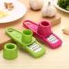 HG HGROPE Vegetable Cutter-Stainless Steel Multifunction Pressing Garlic, Green