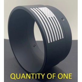 Just The Exhaust Tip "Basic-F" Black End Cap Fits Tab Performance / Exhaust Muffler Tip fits on 4.5"